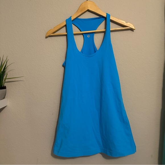 Lululemon Cool Racerback Tank Top Teal Size 6 | Athleisure Y2K Gym Core - Picture 2 of 10